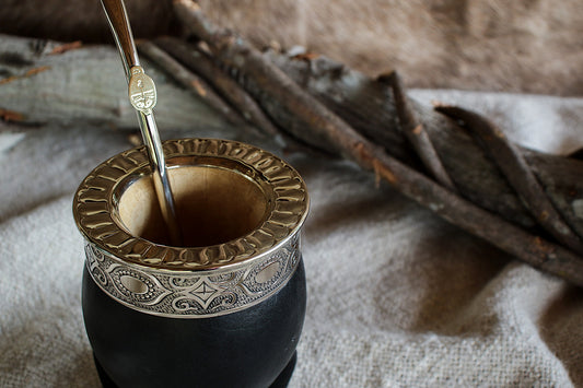 Imperial Cuero y Alpaca con Bombilla