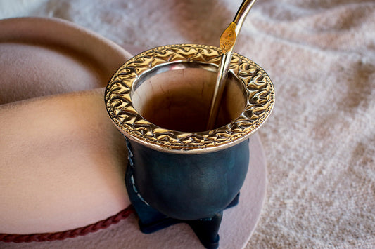 Mate de Cuero y Alpaca