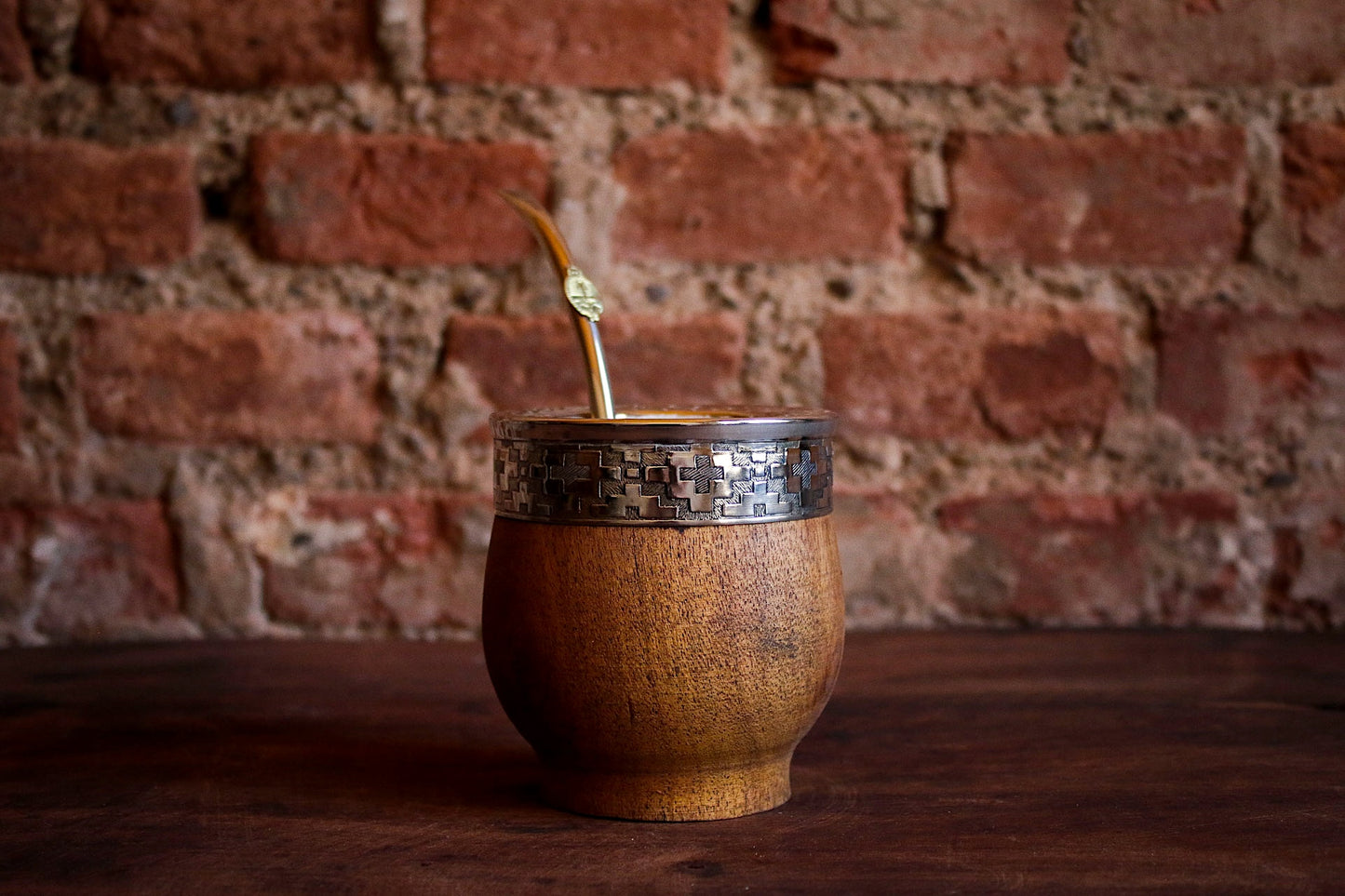 Mate de Algarrobo y Bombilla