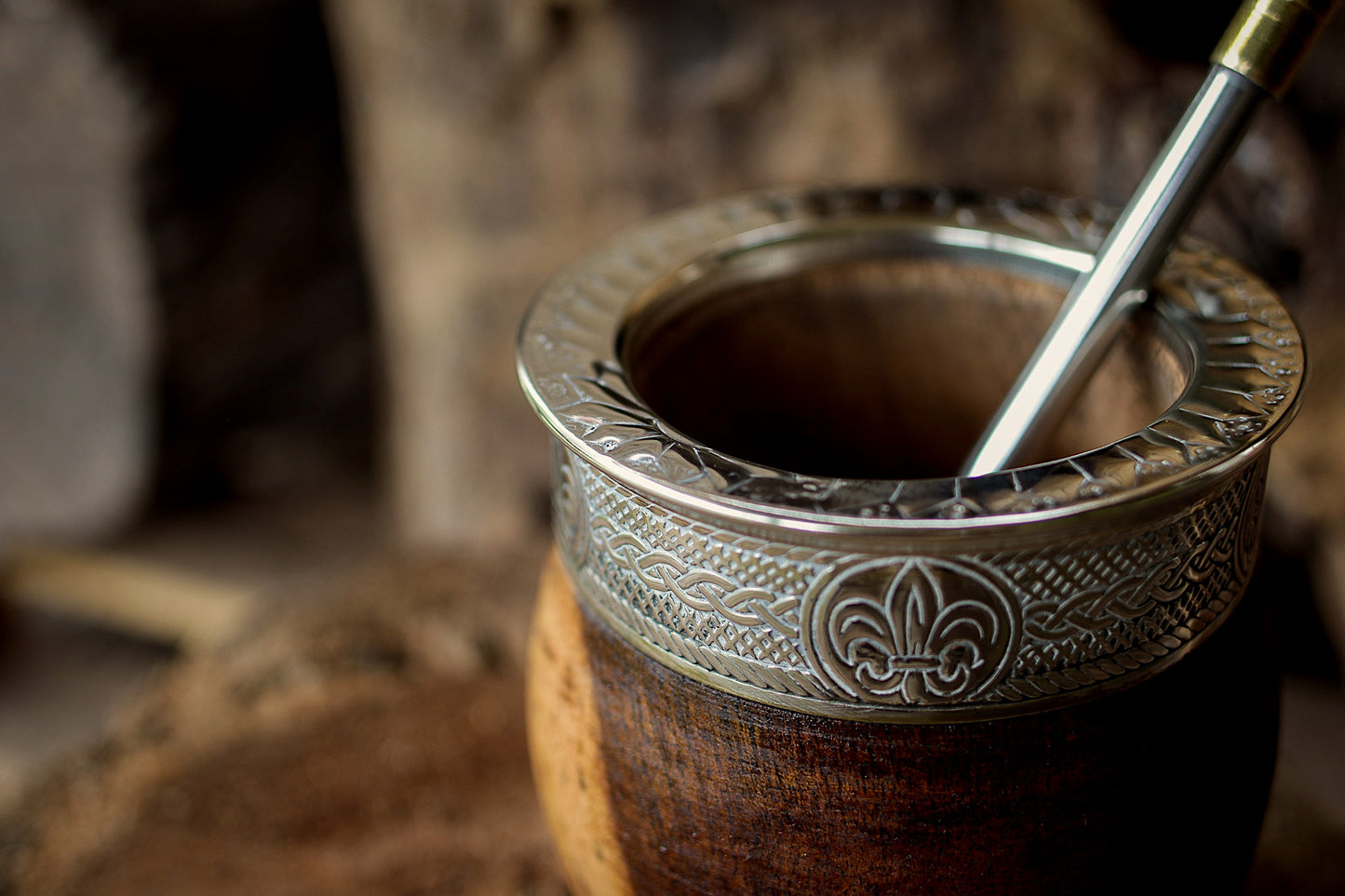 Mate de Algarrobo y Bombilla