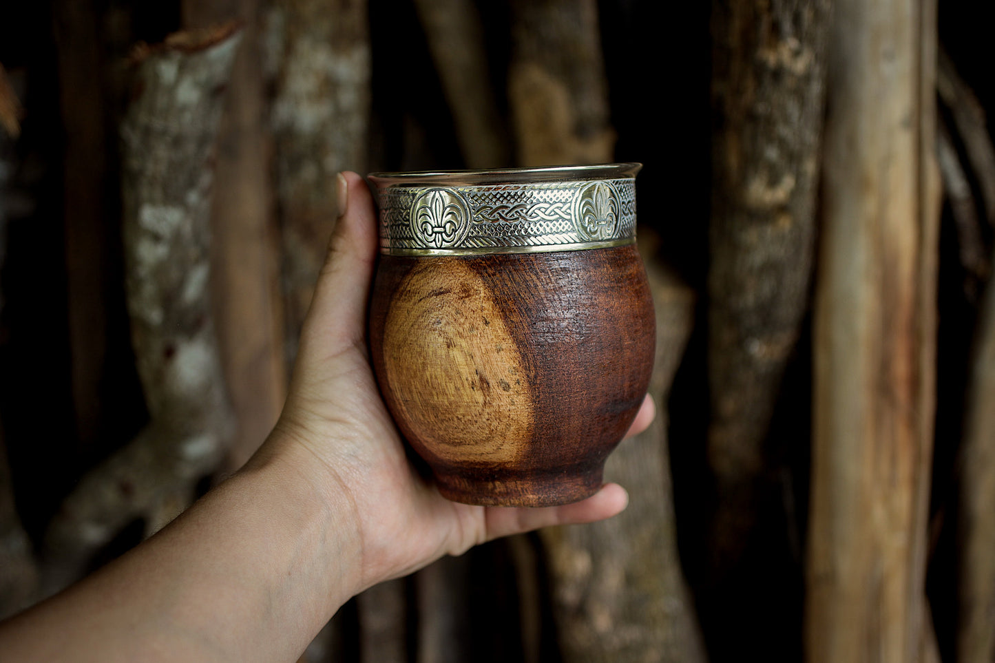 Mate de Algarrobo y Bombilla