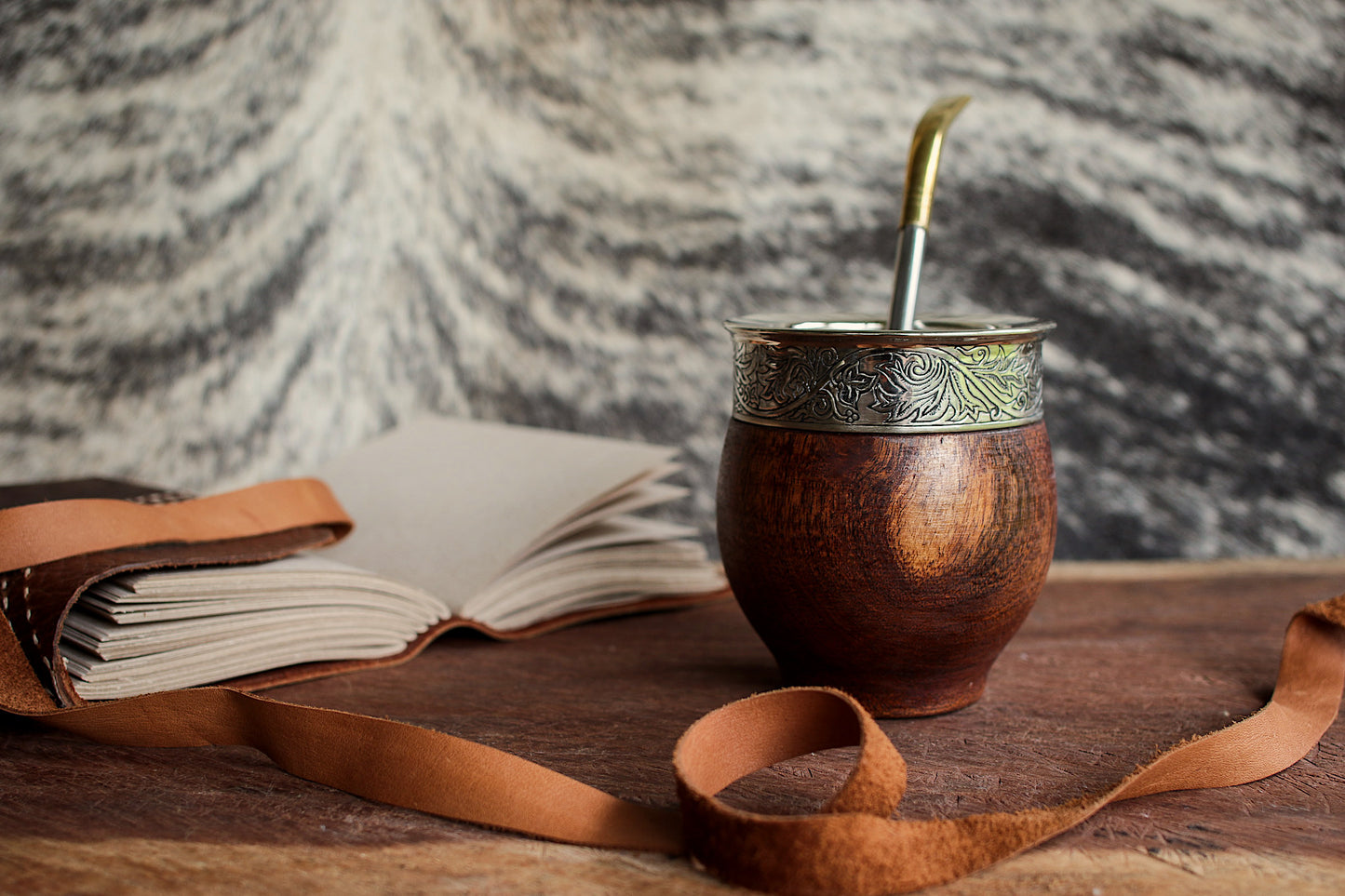 Mate de Algarrobo y Bombilla