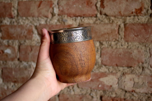 Mate de Algarrobo y Bombilla