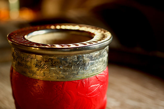 Imperial Cuero Repujado y Alpaca