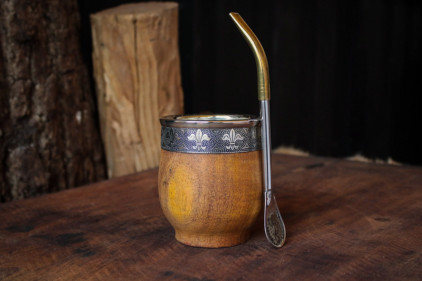 Mate de Algarrobo y Bombilla