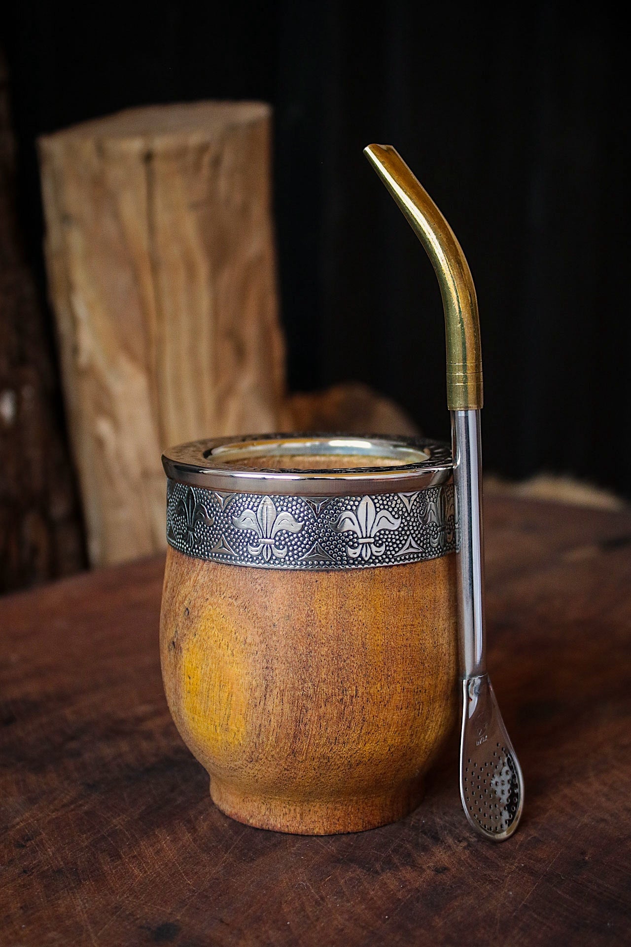 Mate de Algarrobo y Bombilla