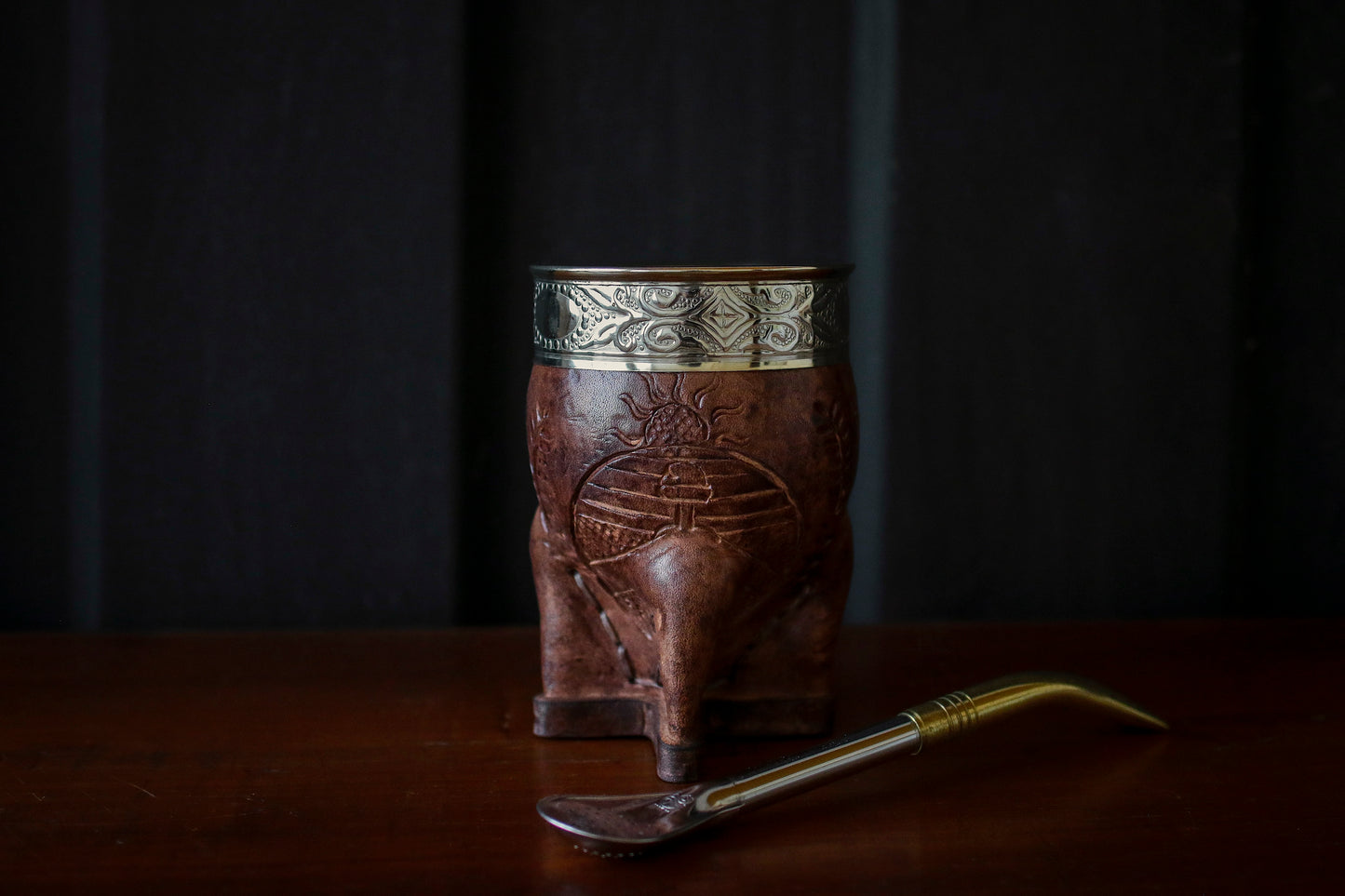 Imperial Cuero y Alpaca con Bombillón