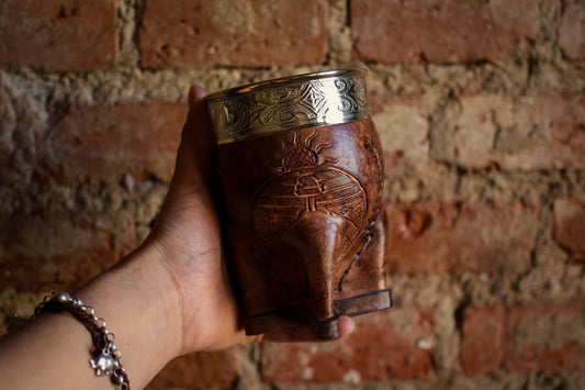 Imperial Cuero y Alpaca con Bombillón