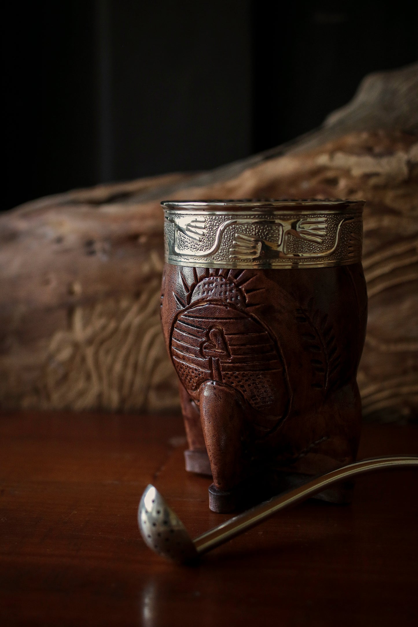 Imperial Cuero y Alpaca con Bombillón