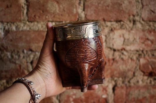 Imperial Cuero y Alpaca con Bombillón