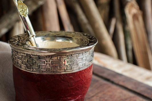 Imperial Cuero y Alpaca con Bombilla