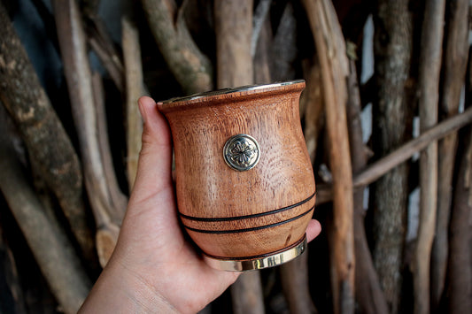 Carob and Nickel Silver Mate with Bombilla