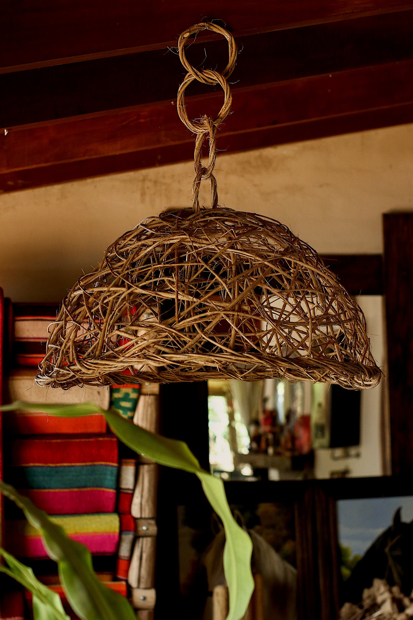 Lampara de Ramas Poleo de Monte