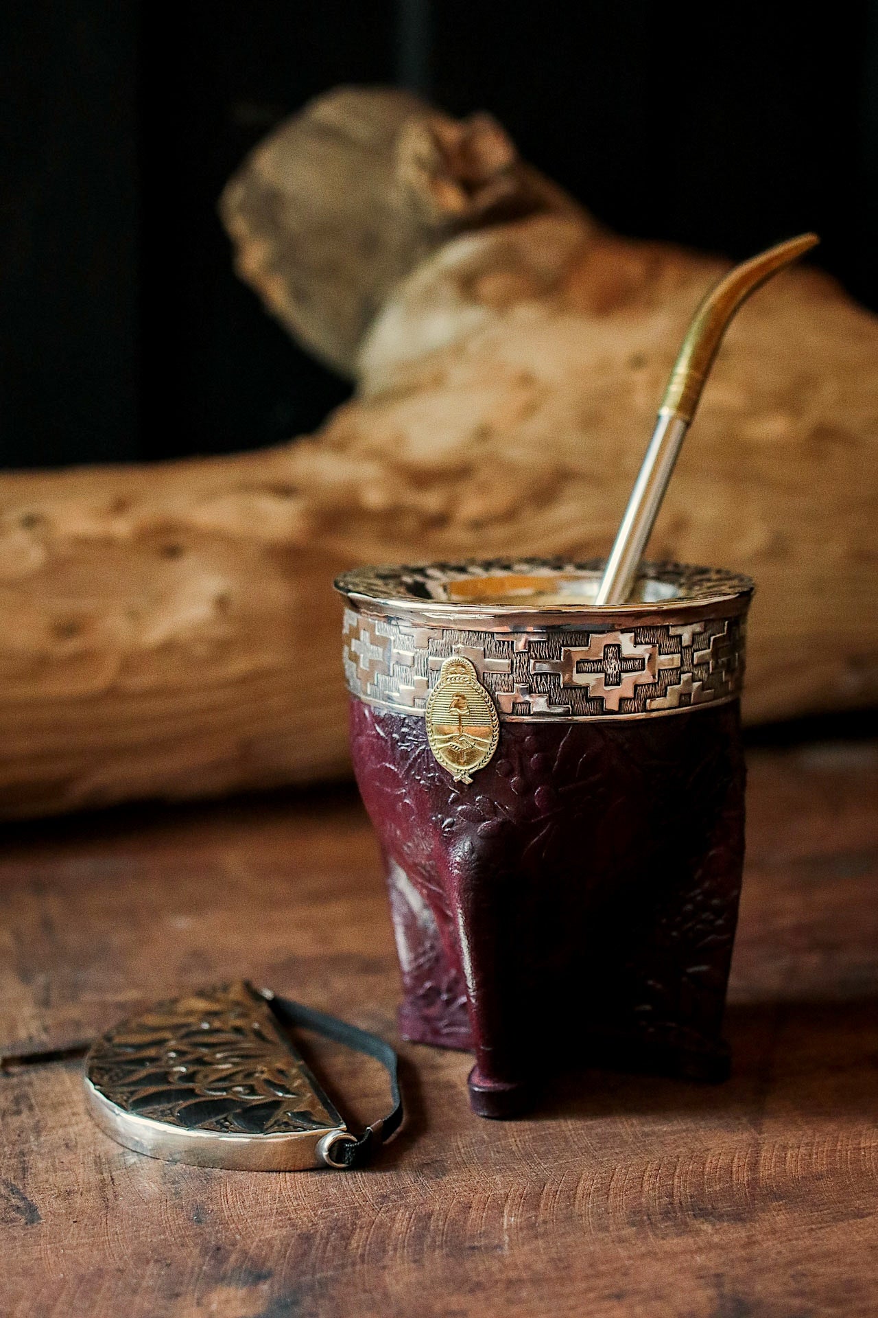 Imperial Cuero y Alpaca con Bombillón y Matepa