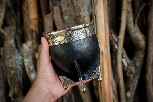 Imperial Cuero y Alpaca con Bombillón