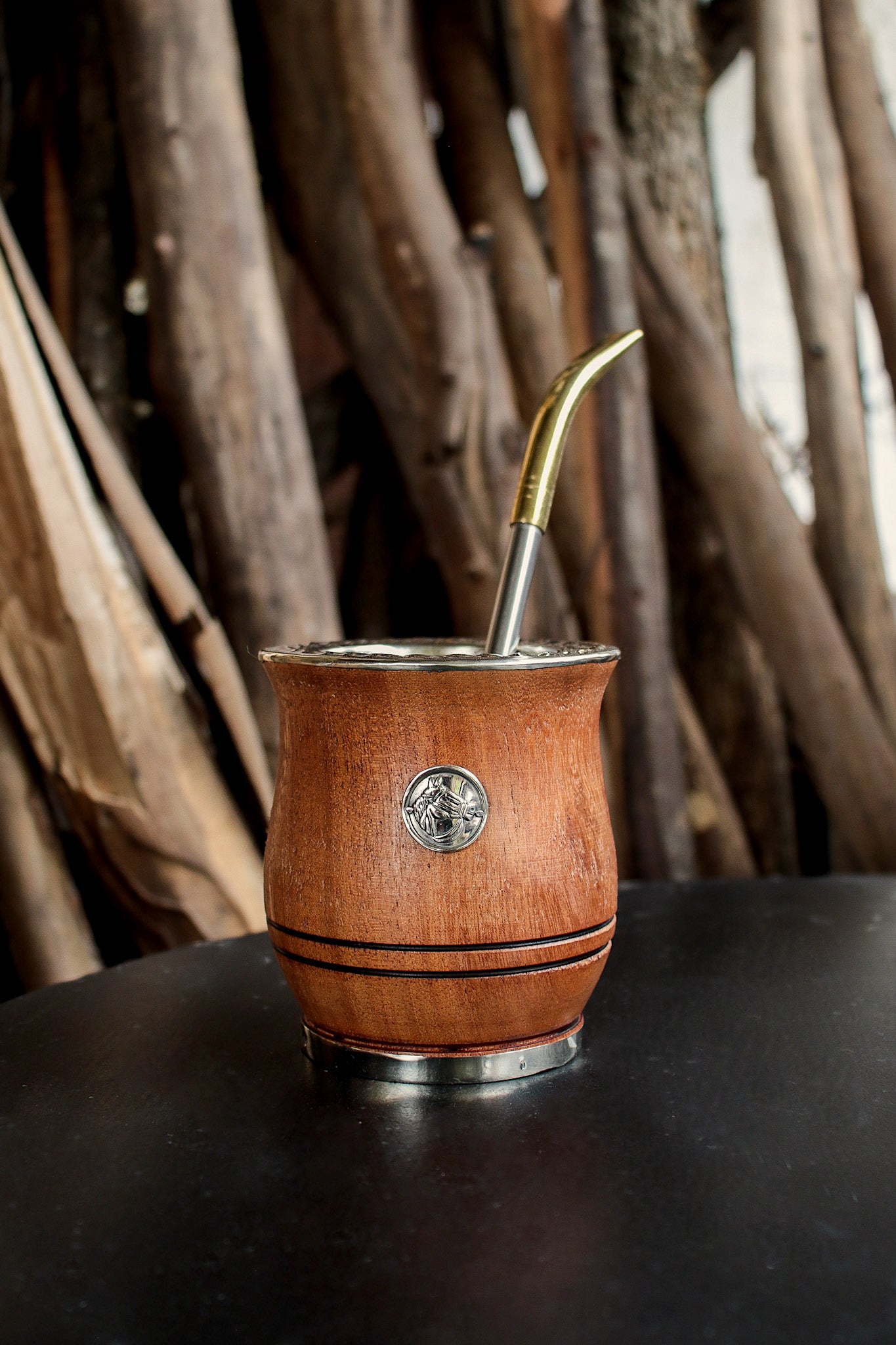 Mate de Algarrobo con Bombillón