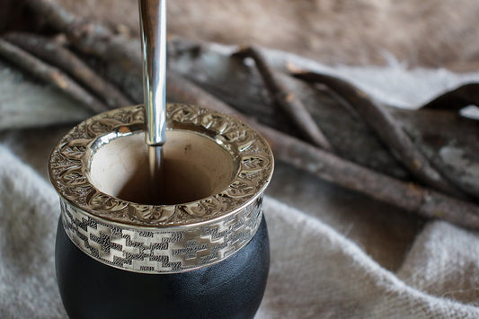 Imperial Cuero y Alpaca con Bombilla