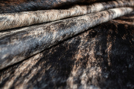 Alfombra "Sauce" de Cuero Natural