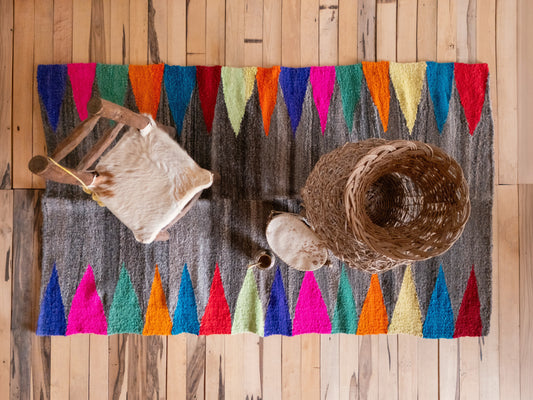 Alfombra de Oveja hecho en Telar