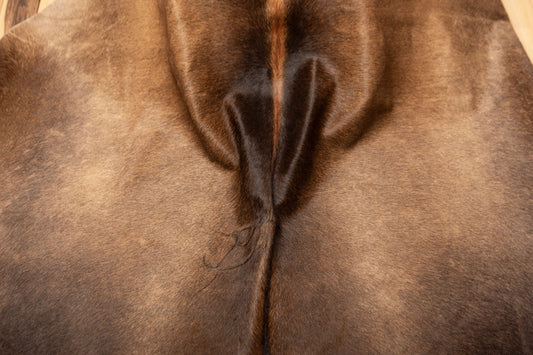 Alfombra "Fusta" de Cuero Natural