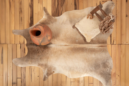 Alfombra "San Jorge" de Cuero Natural