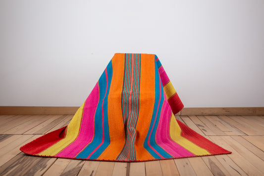 Puyo Antiguo Lana de Oveja en Telar