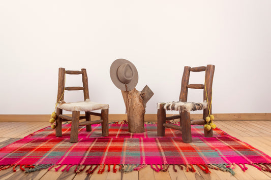 Puyo Lana de Llama en Telar