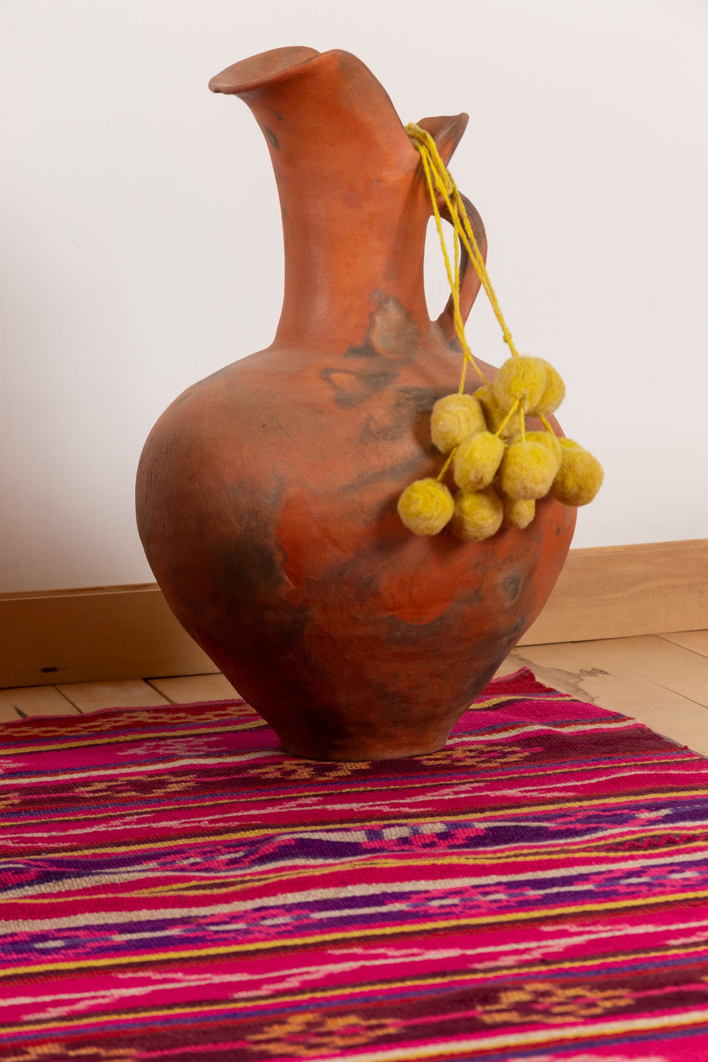 Puyo Antiguo Lana de Oveja en Telar