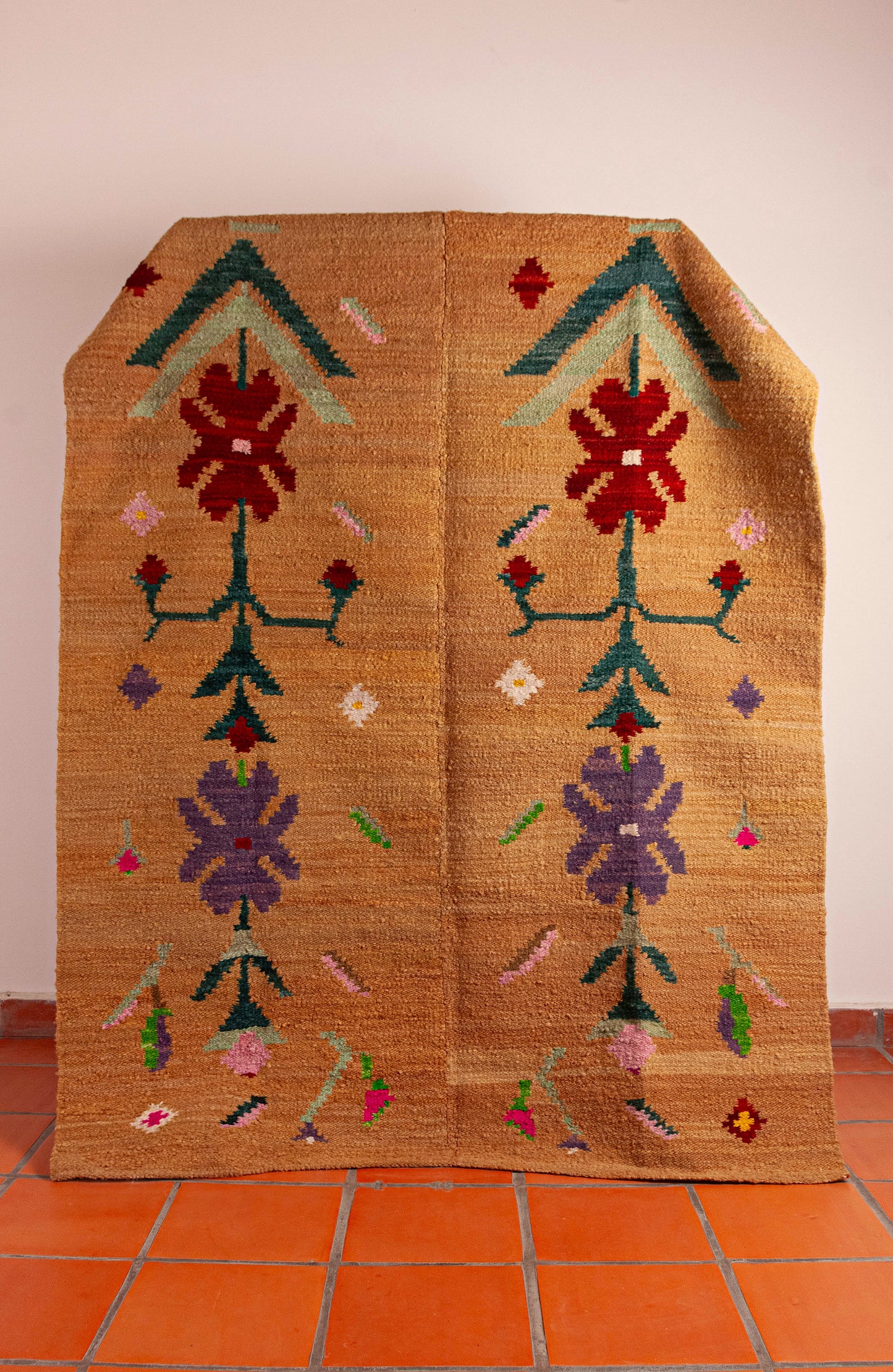 Baetón "Bayo" Lana de Oveja Hecho en Telar