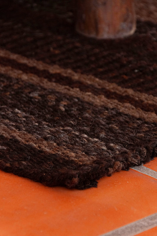 Alfombra "Puna" Lana de Oveja en Telar