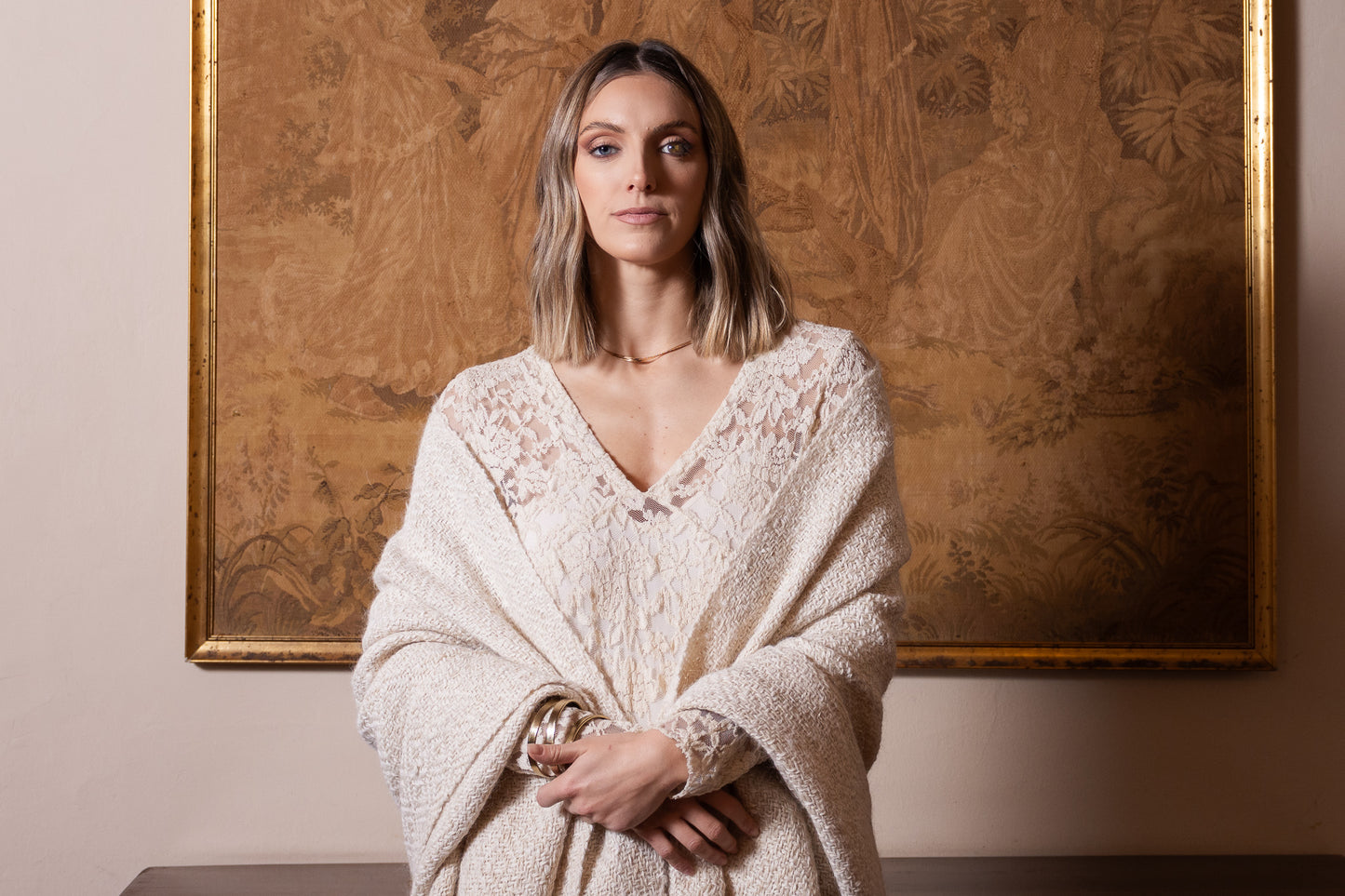 Manta "Carmela" Hilado Llama Baby