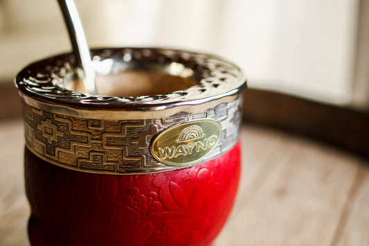 Imperial Cuero Repujado y Alpaca con Logo Bronce