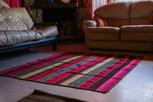 Puyo Antiguo Lana de Oveja en Telar