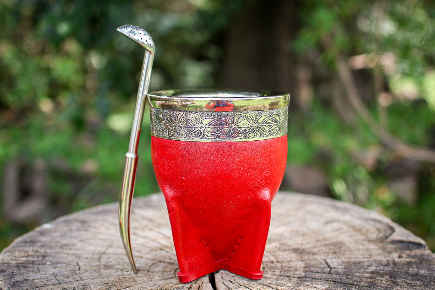 Mate Imperial de Cuero y Alpaca