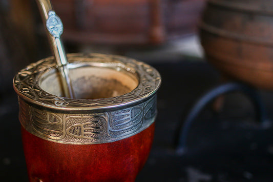 Mate Imperial de Cuero y Alpaca