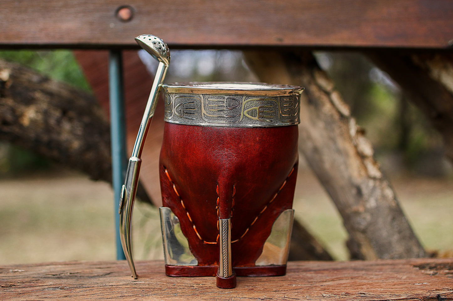 Leather and Nickel Silver Imperial Mate