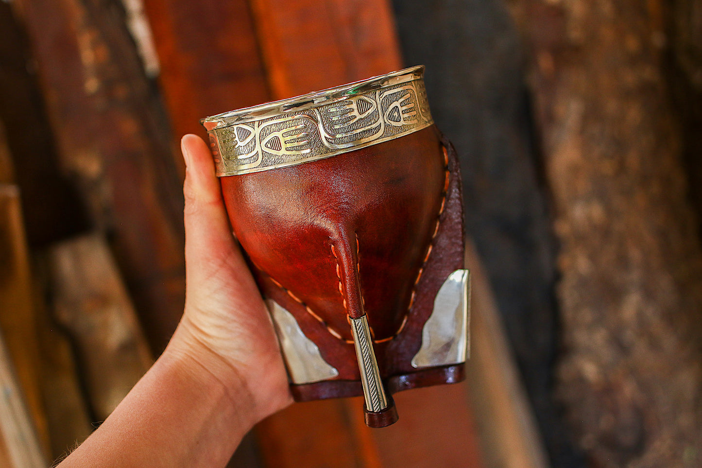 Leather and Nickel Silver Imperial Mate