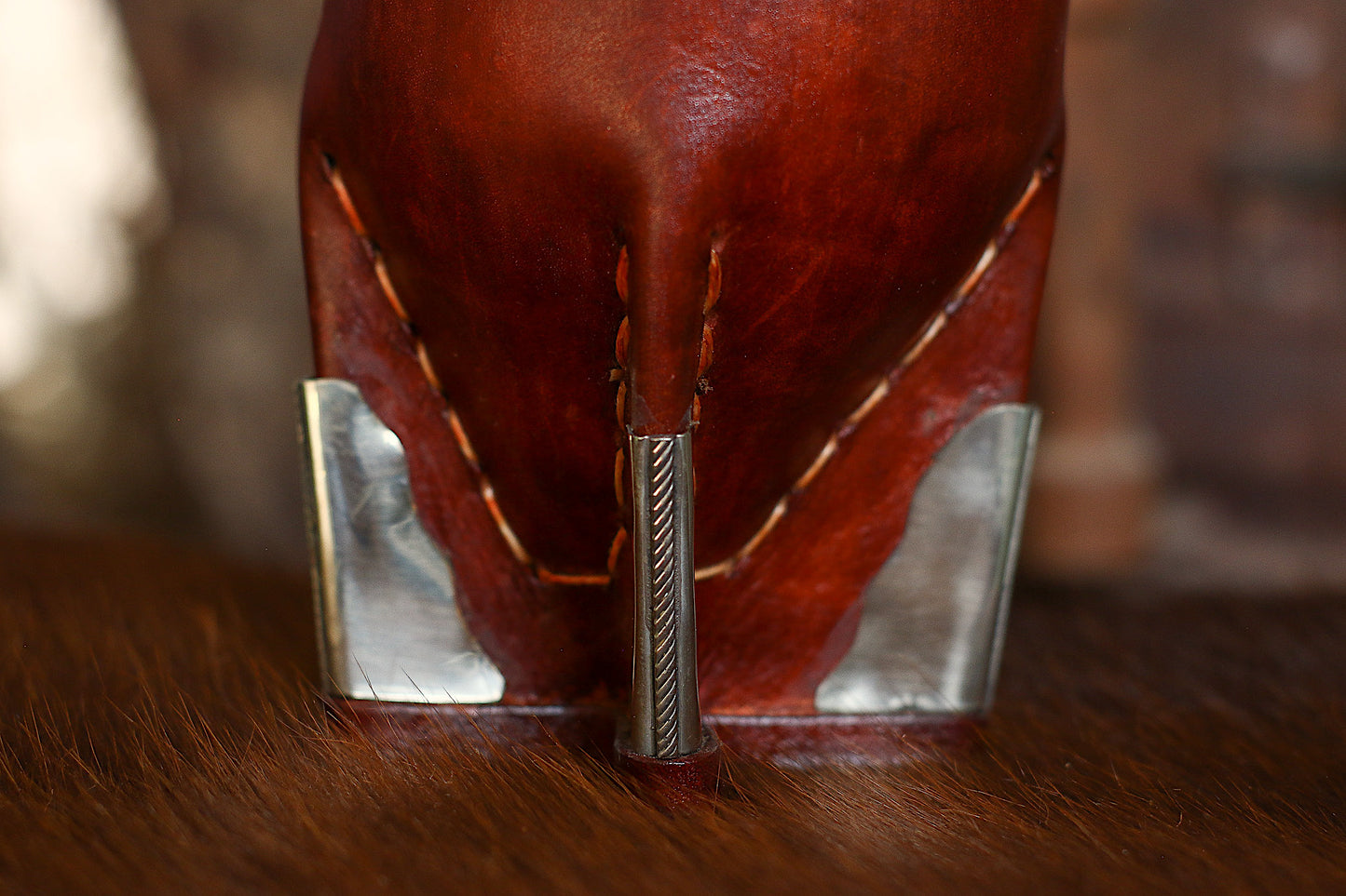 Leather and Nickel Silver Imperial Mate
