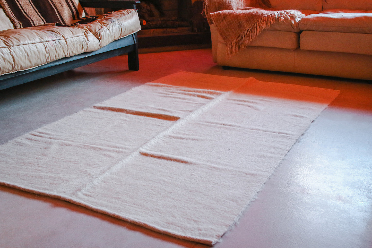 Alfombra Lana de Llama Hecho en Telar