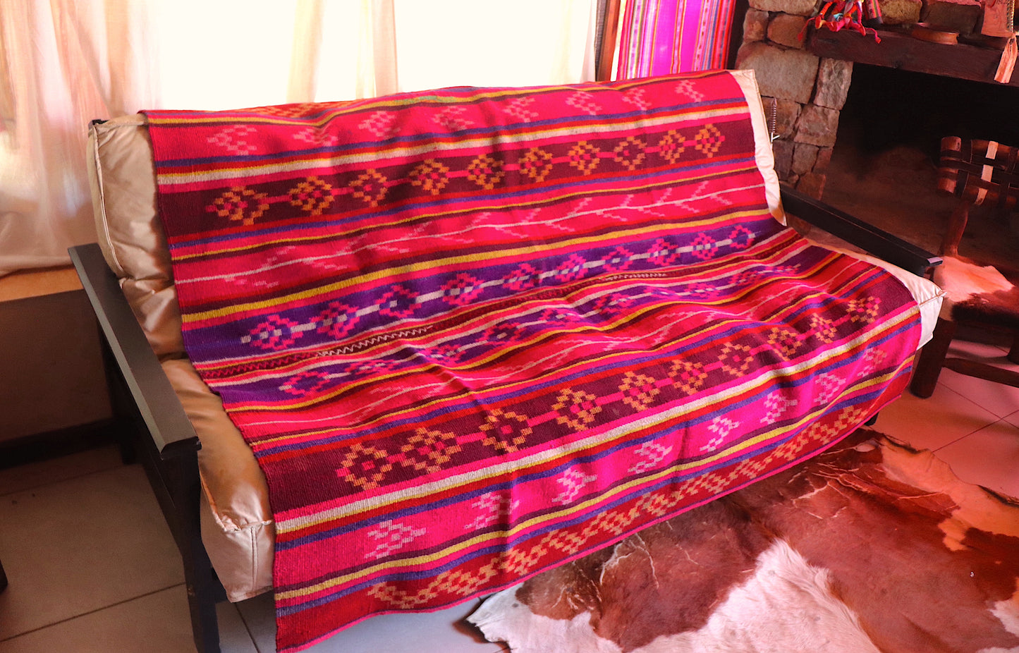 Puyo Antiguo Lana de Oveja en Telar