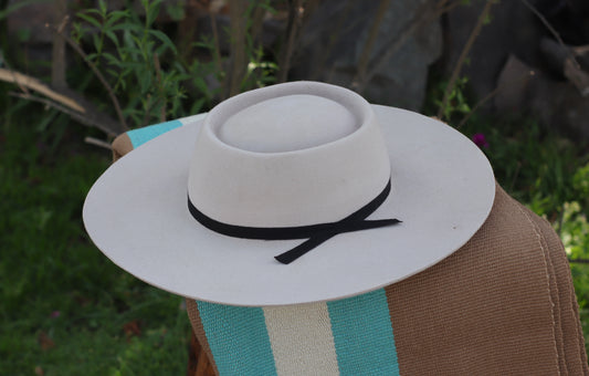 Sombrero Fieltro Marfil Nro60