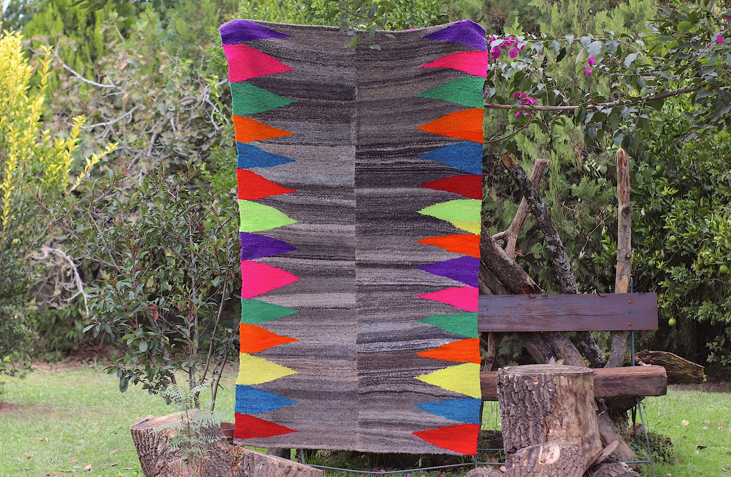 Alfombra de Oveja hecho en Telar
