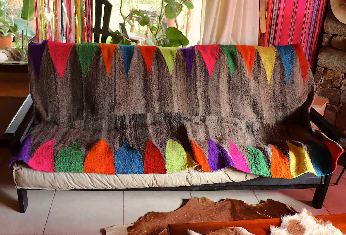 Alfombra de Oveja hecho en Telar