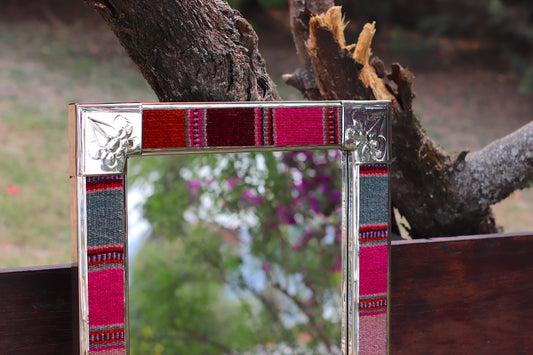 Espejo Puyo y Alpaca Mediano