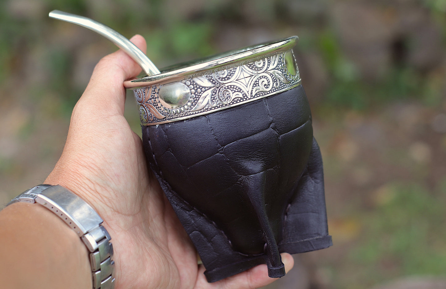 Leather and Nickel Silver Imperial Mate