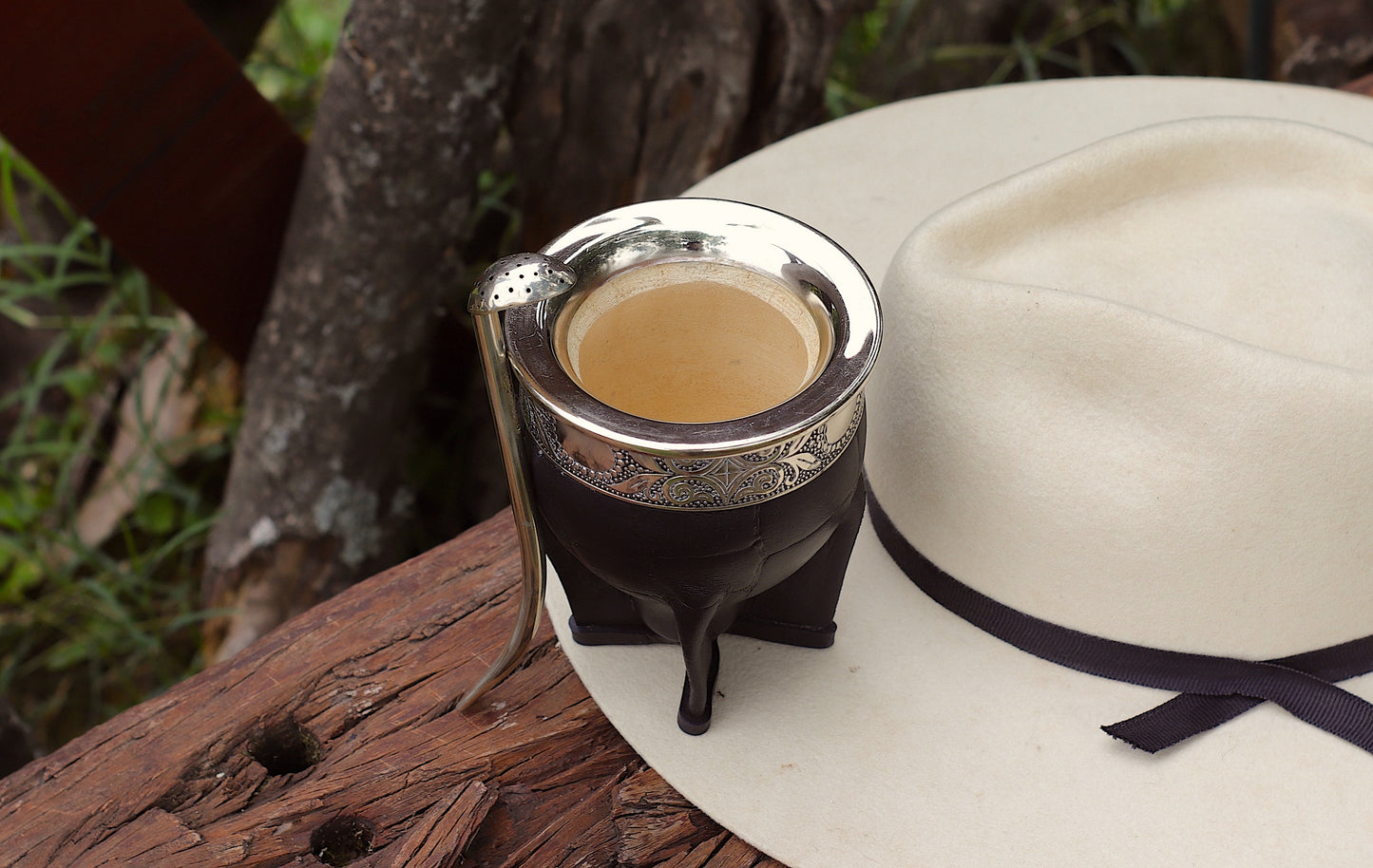 Leather and Nickel Silver Imperial Mate