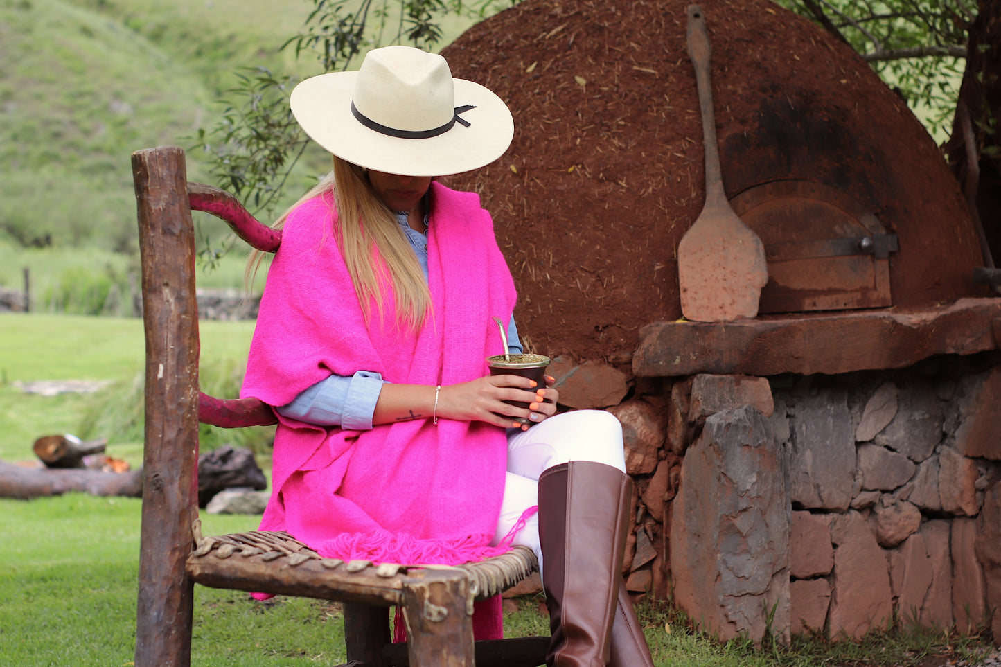 Ruana "Mamba" de Llama Baby