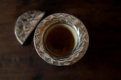 Imperial Cuero y Bronce con Escudo, Matepa y Bombilla