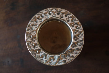 Imperial Cuero y Bronce con Escudo, Matepa y Bombilla