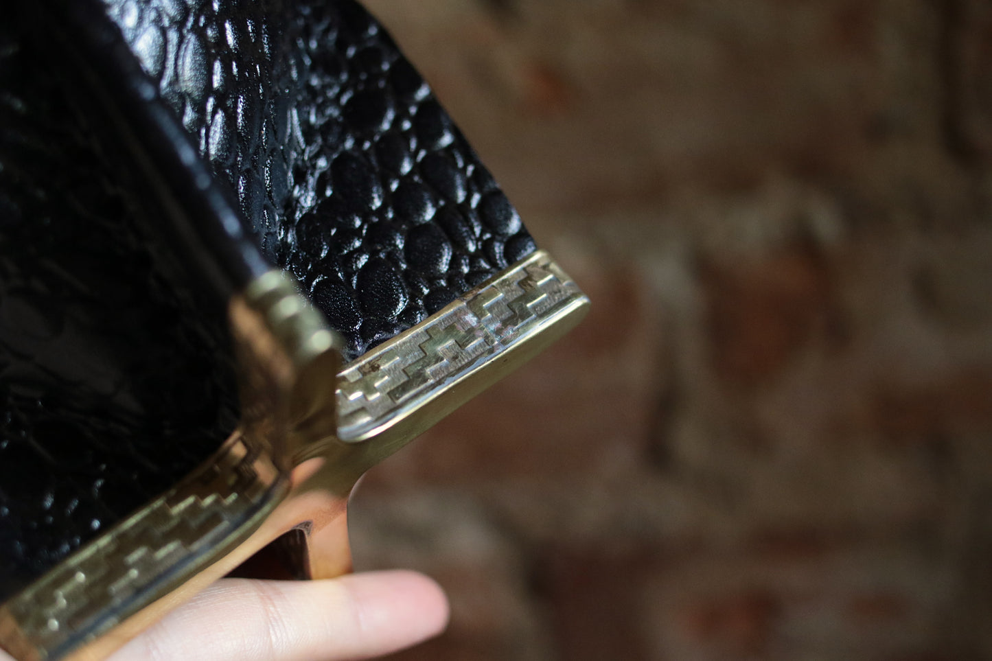 Imperial Cuero y Bronce con Escudo, Matepa y Bombilla